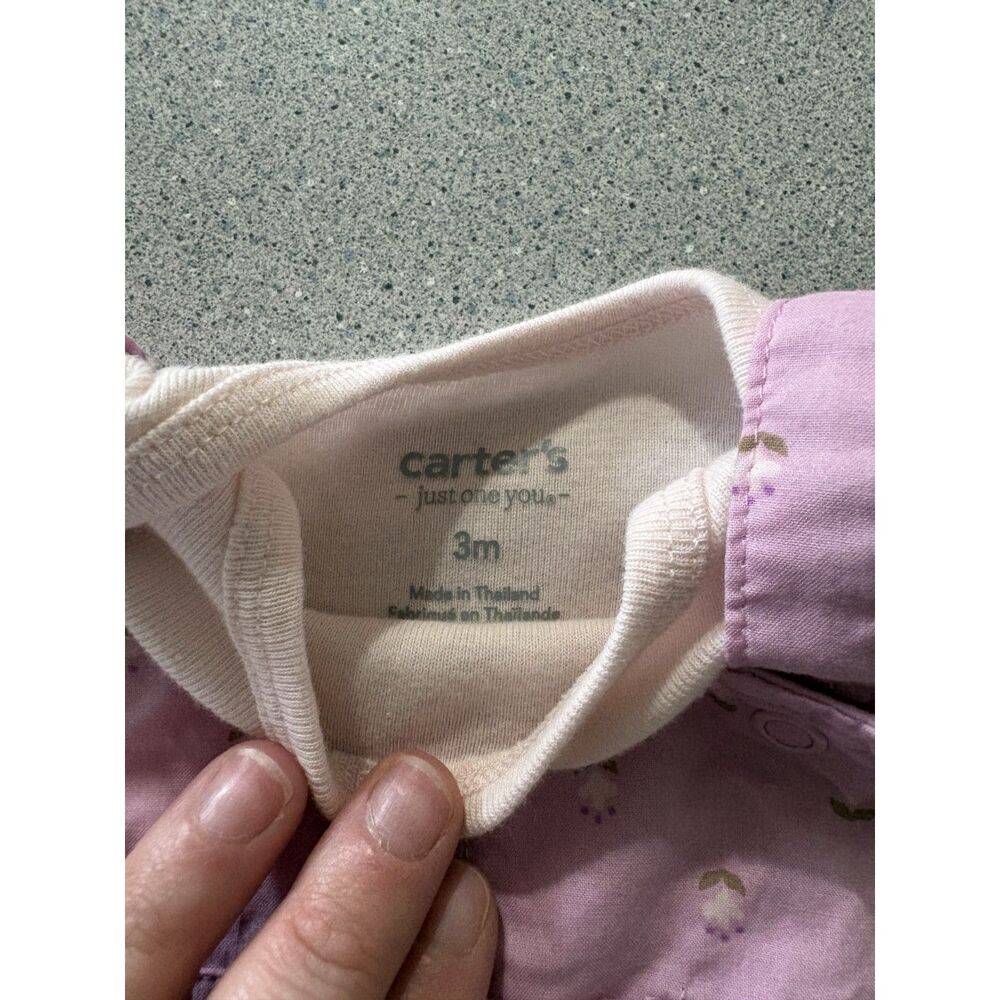 Carter's Pink Adjustable Short Overall Outfit Size: 3 Months * Never Worn - Picture 2 of 7